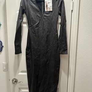 Nordstrom Black Long Sleeve Dress